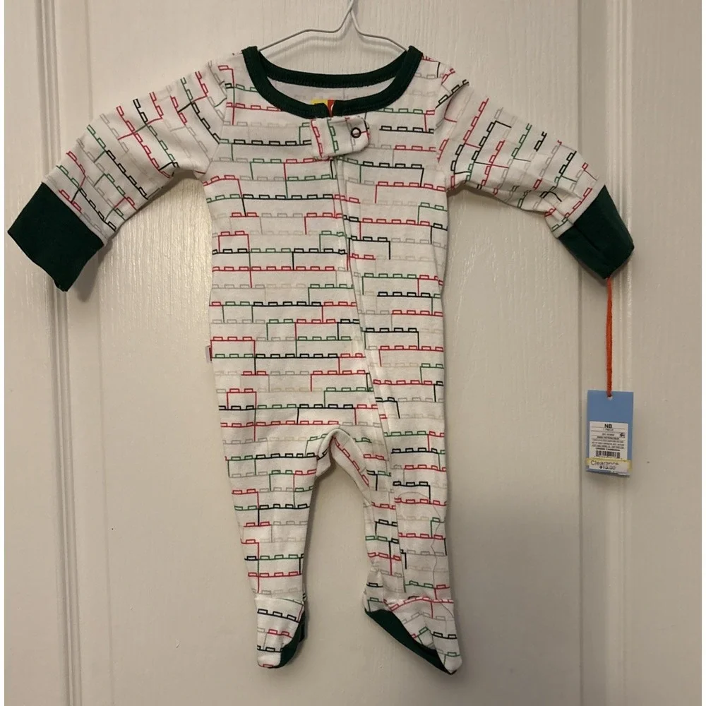 New TARGET LEGO Collab Brick Themed Footed One Piece Footed Romper ,‎ Size - NB